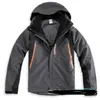 men's spring winter 3in1 removable two-piece waterproof outdoor rock climbing mountain hiking outing jacket leisure coat