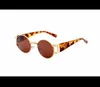 Avec boîte éclatée luxe haute qualité mode lunettes de soleil hommes et femmes 919 lunettes de soleil rondes marque mode classique UV400 trop lunettes