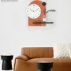 Horloges murales classique chambre horloge Quartz mouvement mécanisme rond minimaliste moderne salon Reloj maison accessoires