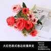 Decorative Flowers Rose Bouquets Wedding Decorations Living Room Home Pography Artificial Plants Fake Imitation Roses Decoration