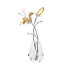 Decoratieve bloemen Crystal Flower Figurine Desktop Boeketten Plant Decorations Home Mother Day