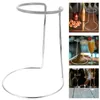 Dinnerware Sets Decanter Stand Desktop Accessories Shelf Rack Dryer Glass Storage Holder Iron Drain