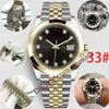 20Colour quality watch Diamond Watch Brown And Black Diamond Smooth Edges Frame montre de luxe 2813 automatic 41mm Waterproof Mens220D