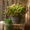 Fleurs décoratives 3 tête bois hortensia Simulation fausse fleur haut de gamme qualité soie maison affichage doux décoration matériel