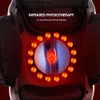 Massageadores de perna Fisioterapia Compressa Elétrica Massageador de Joelho Vibração Aquecimento Massagem Alivia Artrite Reumática Laser Light Therapy 230728