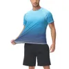 Herr t shirts strand sommarmens stora storlek sport t-shirts surf badskjorta kort ärm snabb torr sportkläder utomhus vatten simning topp