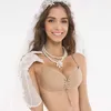 Lässige Kleider Sexy Bandage BH A-D Cup Unsichtbar Nude Push Up Brust Paste Brust Pasty Silikon Bikini Hochzeit Frauen Kleid