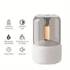 120ml Portable Aromatherapy Diffuser with LED Night Light - Enjoy the Soothing Effects of Candlelight Air Humidifier