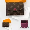 Fente pour carte de qualité 7A Porte-monnaie Pochette portefeuille sacs Portefeuilles en cuir véritable Luxurys femmes hommes M41939 rosalie Pochette porte-monnaie Porte-cartes Designers Key Purses