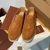 LP PIANAS Open Walk Suede Sneaker Sapatos Mulheres sapato casual Homens Slip-On Walking Flats clássico bota de tornozelo Designer de luxo botas de deserto calçado de fábrica