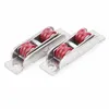 4Pcs Stainless Steel Red Nylon Flat Concave Double Wheel Plastic Steel Slide Doors Window Pulley U-type Ultra-silence Other Door H275D