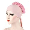 Scarves Ramadan Muslim Fashion Women Hijab Scarf Stretch Turban Bonnet Tie Back Volumizer Underscarf Headband Wrap Headwrap