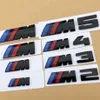 1pcs لامع أسود 3D ABS M M2 M3 M4 M5 Chrome Emblem Car Tyling Fender Trunk Badge Logo Logo لـ BMW جودة جيدة 3392