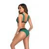 Traje de yoga 2023 Speed Special Fabric Sexy Split Bikini Traje de baño Mujer