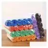 Trash Bags 5 Rolls 75Pcs Garbage Bag Durable Disposable Plastic Home Kitchen Bathroom Drain Dustbin Drop Delivery Garden Housekee Orga Otapa