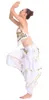 Scenkläder 2023 3st Set Belly Dance Costum Bollywood Dress Bellydance Womens Dancing Set 3 PCS