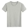 Men's Suits NO.2 A2251 Summer Cotton T-Shirt Solid Color Soft Touch Fabric Basic Tops Tees Casual Men Clothing Fashion