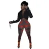 Tweedelige broeksets voor dames Damesoutfits Blouses Stijlvolle casual leggings Sexy Libertin Grunge Night Club Party Knit