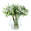 Decorative Flowers Babysbreath & Eucalyptus Leaf Artificial Fake Plants Bouquet For Wedding Party Events Home Table Decoration Supplies