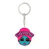 10 Pcs/Lot Fashion Key Rings Personalize Medical Acrylic Sloth Owl Dental Double Side Print Keychain Customized Cute Teeth Creative Nurse Pink Key Chain