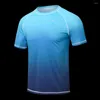 T-shirts pour hommes Beach Summer Mens T-shirts de sport de grande taille Surf Swim Shirt Short Sleeve Quick Dry Sportswear Outdoor Water Swimming Top