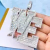 Pendant Necklaces WE Letters Pendants Necklaces for Women S925 Silver Hip Hop Jewelry Pass Diamonds Tester With GRA 230728