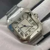 NOWOŚĆ SWACJE Watches 40 mm stal ze stali nierdzewnej Walk z mechanicznymi zegarkami i bransoletka Mass Mens Watche Luminous Brance Watch271W