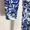 Tuta da donna Gilet Pantaloni Due pezzi Pantaloni della tuta Stampa Celadon Canotta snellente Elastico Pantaloni a vita bassa Abiti da donna Abbigliamento firmato Tute da donna