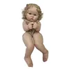 Poppen 65 cm Painted Reborn Doll Kits Charlotte Handgemaakte Realistische Vinyl Speelgoed Ongemonteerde onderdelen Accessoires P 230728