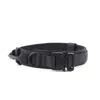 Dog Collars High Quality Metal Heavy Duty Buckle Nylon Pet Collar TacticalTraining Durable Lead Leash