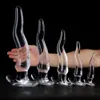 Jouets anaux 5 Taille Plug Anal Transparent Énorme Gode Long Stimulateur De La Prostate Tige De Masturbation Adulte Mâle Sex Toys 18 Homme Grand Dilatateur Gay 230728