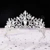 Vintage Princess Bridal Crown Hoofddeksels Crystal Tiara Voor Vrouwen Hoofddeksels Bruiloft Haaraccessoires Sieraden