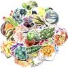 70 pcs Ensemble Nouveau Mignon Plantes Succulentes Journal Papier Étiquette D'étanchéité Autocollants Artisanat Et Scrapbooking Décoratif Lifelog DIY Papeterie185L