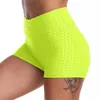 Shorts actifs 2023 Sports d'été sans couture confortable respirant Yoga Fitness bulle hanche ascenseur coupe ajustée Sexy Leggings serrés femmes