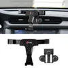 Jaguar XF 2018 2019 2020 Car Smart Cell Hand Phone Holder Air Vent Cradle Mount Gravity Stand Accessory for iPhone samsung245h