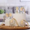 Car perfume bottle home diffusers pendant perfume ornament air freshener for essential oils fragrance empty glass bottles FY5288 sxaug19 LL