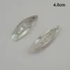 Other Fashion Accessories 30100PCS 3cm 4cm 5cm 6cm 7cm 8cm Silver Oval Metal Snap Hair Clips Plain Hairpins For Handmade 230729