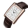 ساعة معصم للجنسين فاشون العلامة التجارية Womage Quartz Casual Pu Leather Watch Luxury Talog Watches Women Syme Lady Girl QuartzwristWatch