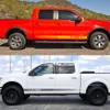 2PCS For Ford F150 F-150 Stylish Car Door Side Skirt Stickers Vinyl Body Decals Racing Stripe Auto Exterior Decor Accessories225t