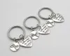 Porte-clés Fashion Trend Jewelry You Are Always In My Heart Letter Keychain Hand