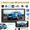7 -дюймовый A7 2 DIN Touch Ecrece Car Streo FM Radio Bluetooth зеркал Link Multimedia MP5 Player Aux FM Radio Car Electronics237M