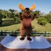 Хэллоуин Большой нос Moose Mascot Costum