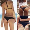 Sexy Soild Vita bassa S-2XL Donna Bikini brasiliano Costumi da bagno da spiaggia Tronchi Perizoma Intimo sfacciato Pantaloni da donna