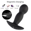 Anal Toys 2 i 1 Vibration Inflation Anal Plug Silicone Anal Dilator Prostate Massager Wearable Vibrator Anal Sex Toys for Adult 230728
