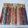 Personalized Wedding Party Disposable Chopsticks with Silk Pouch Wood Chopstick Favors 10pair pack mix color269e