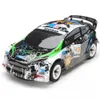 ElectricRC CAR WLTOYS K989 RC RACING DRIFT CAR 1 28 4WDドライブオフロード24G高速30kmh合金RCカー128ドリフトラリー車両おもちゃ230729