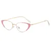 Solglasögon Fashion Brand Trumpet Anti-Blue Light Rays glasögon Frame Women Cat Eye Glasses Designer Clear Lens Computer Optical Eyewear