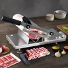 Gemüsefrüchte Werkzeuge Boussac Rindfleisch Kräuter Hammelbrötchen Cutter Fleisch Slicer Küche Gadgets Haushaltshandbuch Lamm gefrorenes Schneiden Hine 230728