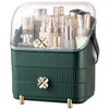 Förvaringslådor stor kapacitet kosmetisk box vattentät dammtät badrum stationär skönhetsmakeup arrangör hudvårdslåda