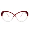 Sunglasses Fashion Style Oversized TR90 Anti Blue Light Optical Glasses Frames For Women Cat Eye Computer Eyeglasses